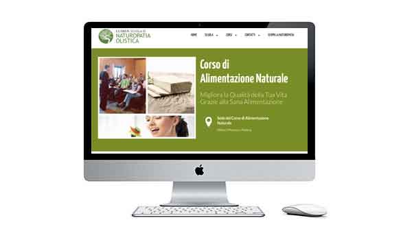 informazioni chiare di un sito di una scuola di naturopatia