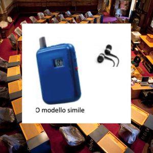 Noleggio Sistema Audioricevente® per Traduzione Simultanea